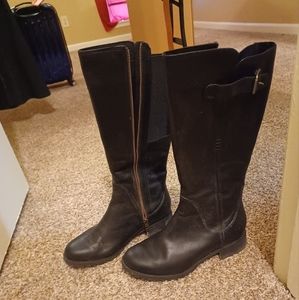 Timberland knee high leather boots like new